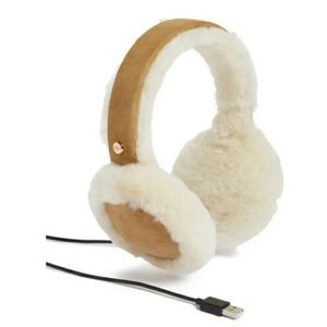 Beige bluetooth earmuffs ugg